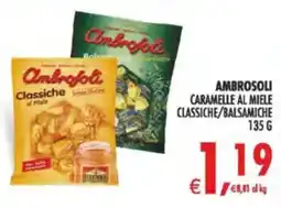 Decò Local Ambrosoli caramelle al miele classiche/balsamiche offerta