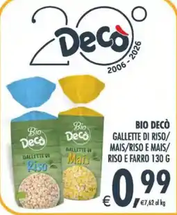 Decò Local Bio Decò Gallette di Riso offerta