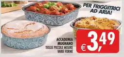 Decò Local Accademia Mugnano teglie piccole misure varie forme offerta