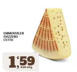 Il Punto Sigma Emmentaler svizzero l'etto offerta
