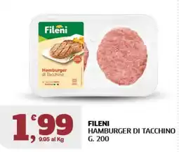 Il Punto Sigma Fileni Hamburger di Tacchino offerta