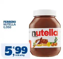 Il Punto Sigma Nutella Ferrero offerta