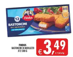 Decò Local Findus bastoncini di merluzzo offerta