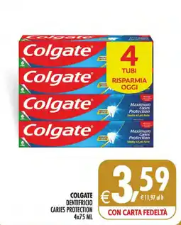 Deco Superstore Colgate dentifricio caries protection offerta