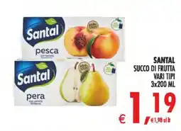 Deco Superstore Santal succo di frutta vari tipi offerta