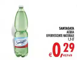 Deco Superstore Santagata acqua effervescente naturale offerta