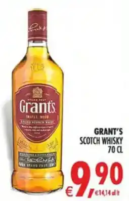 Decò Local Grant's scotch whisky offerta