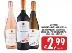 Decò Local Settesoli vino nero d'avola-merlot-syrah- insolia-cabernet-chardonnay- grillo d.o.c./nerello mascalese- syrah rose i.g.t offerta