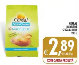 Deco Superstore Céréal madeleine senza glutine offerta