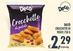 Deco Superstore Decò Crocchette di patate offerta