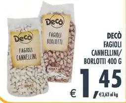 Deco Superstore Decò Fagioli Cannellini/Borlotti offerta