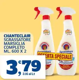 Il Punto Sigma Chanteclair sgrassatore marsiglia completo offerta
