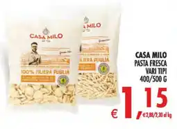Deco Superstore Casa Milo pasta fresca vari tipi offerta