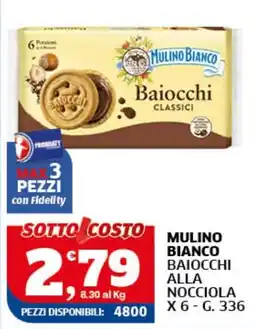 Il Punto Sigma Mulino Bianco Baiocchi alla nocciola offerta