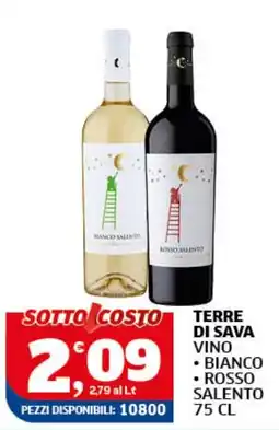 Il Punto Sigma Terre di Sava Vino Bianco e Rosso Salento offerta