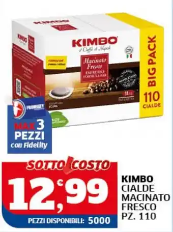 Kimbo cialde macinato fresco