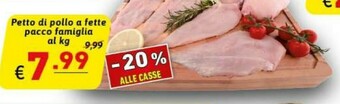 Ipercarni Petto di pollo a fette pacco famiglia offerta