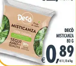 Deco Superstore Decò Misticanza offerta