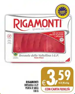 Deco Superstore Rigamonti Bresaola I.G.P. Punta d'Anca offerta