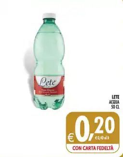 Deco Superstore Lete acqua minerale effervescente naturale offerta