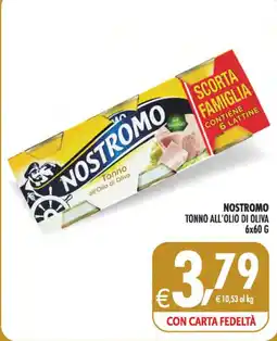 Deco Superstore Nostromo tonno all'olio di oliva offerta