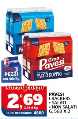Il Punto Sigma Pavesi crackers offerta