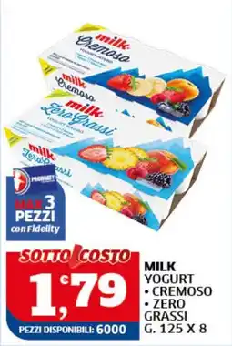 Il Punto Sigma Milk Yogurt Cremoso Zero Grassi offerta