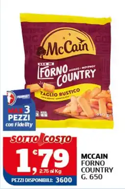 Il Punto Sigma McCain Forno Country Taglio Rustico offerta