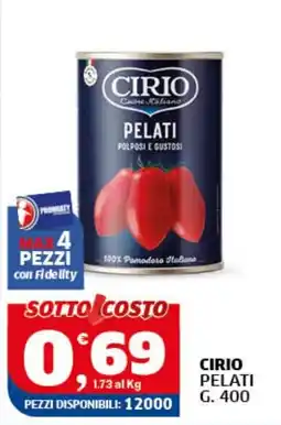 Il Punto Sigma Cirio pelati offerta