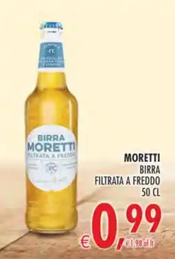Deco Superstore Moretti birra filtrata a freddo offerta