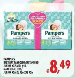 Deco Superstore Pampers Baby-dry Pannolini/Mutandino offerta