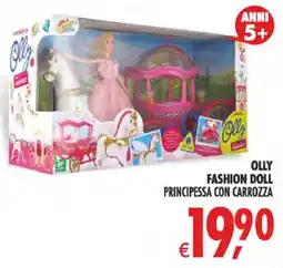 Deco Superstore Olly fashion doll principessa con carrozza offerta