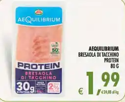 Deco Superstore Aequilibrium bresaola di tacchino protein offerta
