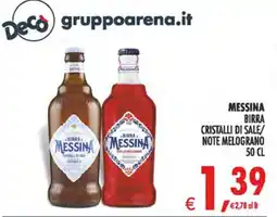 Deco Superstore Messina birra cristalli di sale offerta