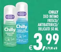 Deco Superstore Chilly deo intimo fresco offerta