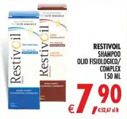 Deco Superstore Restivoil shampoo olio fisiologico/complex offerta