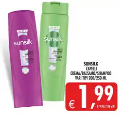Deco Superstore Sunsilk capelli crema/balsamo/shampoo offerta