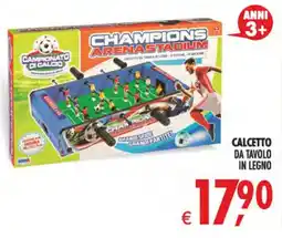 Deco Superstore Champions Arena Stadium calcetto da tavolo in legno offerta