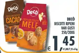 Deco Superstore Decò biscotti ripieni offerta