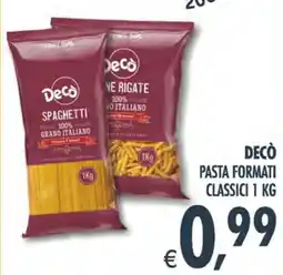 Deco Superstore Decò pasta formati classici offerta