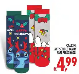 Deco Superstore Calzini Antiscivolo Family Vari Personaggi offerta