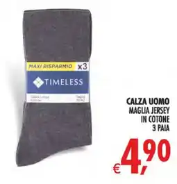 Deco Superstore Calza uomo maglia jersey timeless offerta