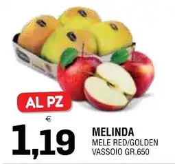 Al Discount Melinda mele red/golden offerta