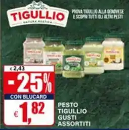 Il Gigante Pesto Tigullio gusti assortiti offerta