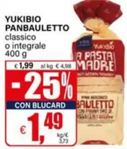 Il Gigante Yukibio Panbauletto classico offerta