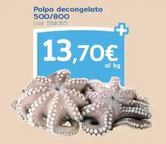 Polpo decongelato