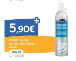 C+C Italmarket Panna spray senza zucchero Debic offerta
