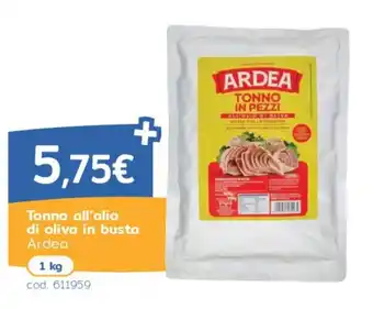 Tonno all'olio di oliva in busta Ardea