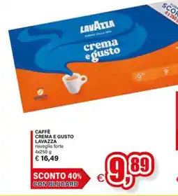 Il Gigante Caffè crema e gusto Lavazza offerta