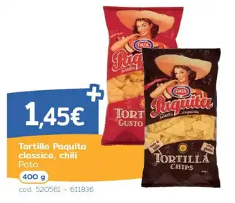 Tortilla Paquita classica Pata